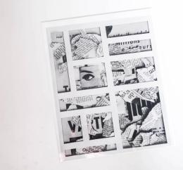 北園克衛写真作品　プラスティック・ポエム plastic poem　"composition A", 1967