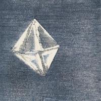 清宮質文木版画「夢の中へ」　1983年　【限定50部　サイン・エディション入】