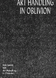 Art Handling in Oblivion: fink twice 501