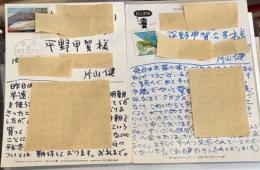 片山健　葉書2通（平野甲賀宛）