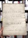 Grand quintetto per due violini due viole e violoncello, no. 4 [<br />
Quintets K. 593, D major]　＜モーツァルト「弦楽五重奏曲第5番ニ長調K. 593」　アルタリア版初版楽譜＞