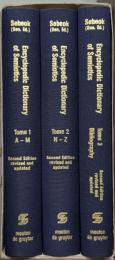 Encyclopedic Dictionary of Semiotics 1-3　（記号論百科事典）　全3巻揃　仏語