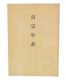 日宗年表