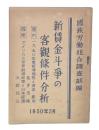 新賃金斗争の客観条件分析