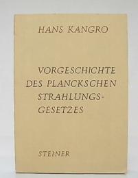 Vorgeschichte des Planckschen Strahlungsgesetzes : Messungen und Theorien der spektralen Energieverteilung bis zur Begründung der Quantenhypothese