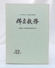 仏立教務　第52号　日扇聖人全集御指南書題名索引