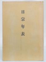 日宗年表