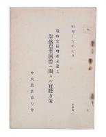 戰時食糧増産完遂上　部落農業團體ニ關スル實踐方策