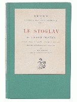 Le Stoglav ou les cent chapitres (bibliotheque de l'institut francais de petrograv 5)