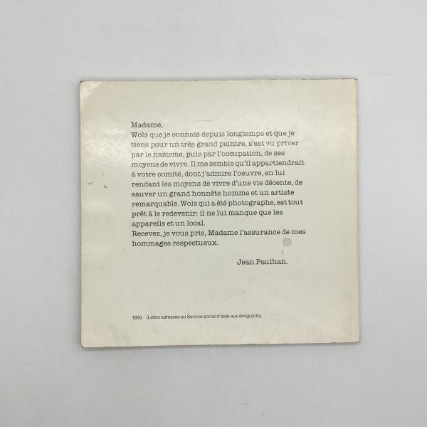 Sa Vie ヴォルス 格言と写真集 フランス語 Wols 古本 中古本 古書籍の通販は 日本の古本屋 日本の古本屋