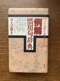 例解慣用句辞典　言いたい内容から逆引きできる
