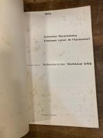 Schweizer Warenkatalog 1954. Catalogue suisse de l'Equipement