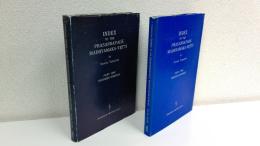 INDEX TO THE PRASANNAPADA MADHYAMAKA-VRTTI 2Vols ２冊セット