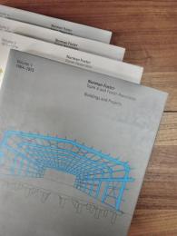 Norman Foster　Foster Associates　Buildings and Projects　Volume 1 1964-1973　Volume 2 1971-1978　Volume 3 1978-1985　Volume 4 1982-1989　全4冊揃