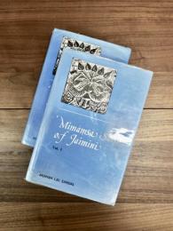 The Mîmâmsâ sûtras of Jaimini Vol.1,2　2冊