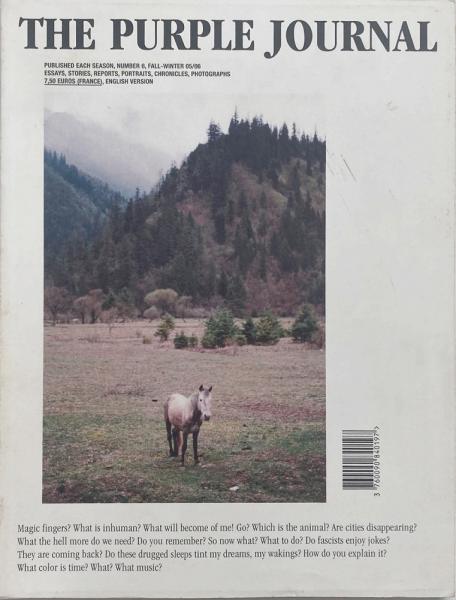 THE PURPLE JOURNAL number 6(Elein Fleiss / エレン・フライス
