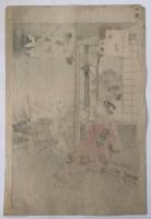 水野年方　三十六佳撰　卯月