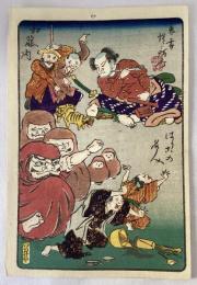 河鍋暁斎　狂斎百図　No.9