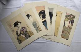 喜多川歌麿名画撰　30枚