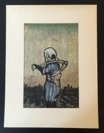 【真作保証】飯野農夫也　木版画