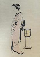 藤田嗣治「MADAME CHRYSANTHEME」