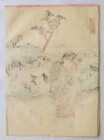 国貞　東海道五十三次之内　池鯉鮒ノ図　浮世絵