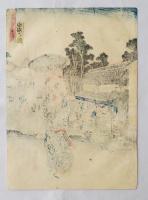 国貞　東海道五十三次之内　鳴海之図　浮世絵