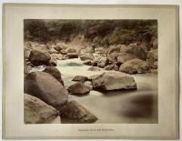 人力車　堂ヶ島川　宮ノ下近郊　古写真