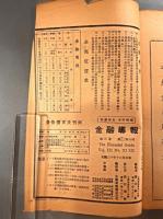 ＜民国書＞金融導報　第三巻第十一・十二期合刊