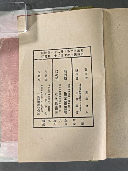 東京四大通 | 小杉未醒 漫画・東京通人 本文 | 也那義書房 | ¥22,000