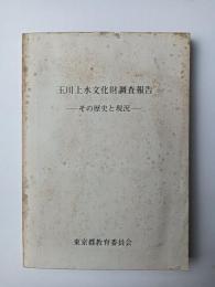 玉川上水文化財調査報告 : その歴史と現況