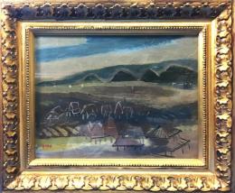 伊藤久三郎 油彩画6号『風景』