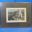 Illustrated Travels スワの誕生日の日本の祭 Japanese Matsuri on Suwas Birthday 19世紀 手彩色 銅版画 イラストレイテッド・トラベル