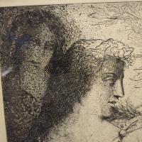 Paul Alex Deschmacker ポール・アレックス・デシュマッカー銅版画 黒いバラ