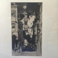 David Young Cameron デイヴィッド・ヤング・キャメロン銅版画 Amboise