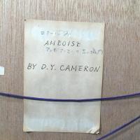 David Young Cameron デイヴィッド・ヤング・キャメロン銅版画 Amboise