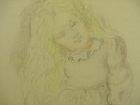 バルテュス サイン入リトグラフ『座っているヴァレリー』限100 Balthus: Portrait de Valerie