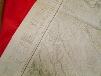 二万分一地形図八王子近傍六號　「拝島」　大日本帝国陸地測量部　明治42年