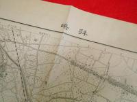 二万分一地形図八王子近傍六號　「拝島」　大日本帝国陸地測量部　明治42年