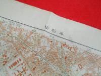 一万分一地形図東京近傍十一號　「早稲田」　大日本帝国陸地測量部　　大正12年