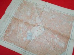 一万分一地形図東京近傍六號　「上野」　大日本帝国陸地測量部　大正12年