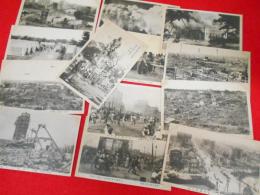 【戦前絵葉書】関東大震災　東京絵葉書　13枚(上野公園・西郷銅像・浅草十二階・京橋・銀座・日本橋・江戸橋・兜町・芝公園・帝国劇場・駿河台・三越・上野広小路)
