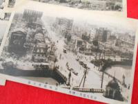 【戦前絵葉書】関東大震災　東京絵葉書　13枚(上野公園・西郷銅像・浅草十二階・京橋・銀座・日本橋・江戸橋・兜町・芝公園・帝国劇場・駿河台・三越・上野広小路)