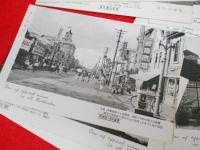【戦前絵葉書】躍進めざましき北海道の展望　17枚(川湯温泉、大雪山、野付牛市街、帯広市街、銀座街、北海道庁、登別温泉全景、他)