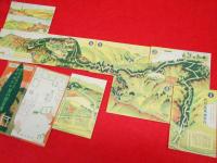 【戦前絵葉書】昭和3年パノラマ絵葉書・多摩御陵参拝高尾山登山案内絵葉書　8枚