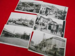 【戦前絵葉書】横須賀名勝絵葉書　6枚　(大瀧町郵便局、楠ヶ浦、軍港波止場、水交支社他)