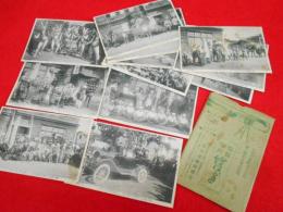 【戦前絵葉書】大正7年10月17日・山形市最上義光公市祭余興「仮装行列絵はがき」　12枚
