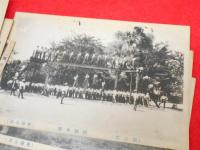 【戦前絵葉書】軍隊生活「國の礎」絵葉書　16枚(歩兵教練、騎兵の演習、炊事、砲兵の射撃、鉄条網破壊、架橋演習、輜重兵演習、地雷他)