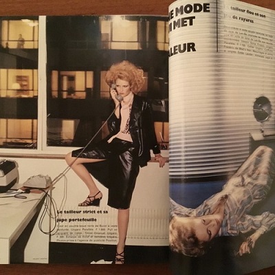 VOGUE PARIS 1989年12月号 Kurosawa 仏語 VOGUE PARIS 1989年12月号 Kurosawa 仏語