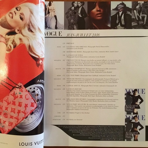 仏]Vogue Paris No.888 2008年6・7月号(Editor: Carine Roitfeld, AD